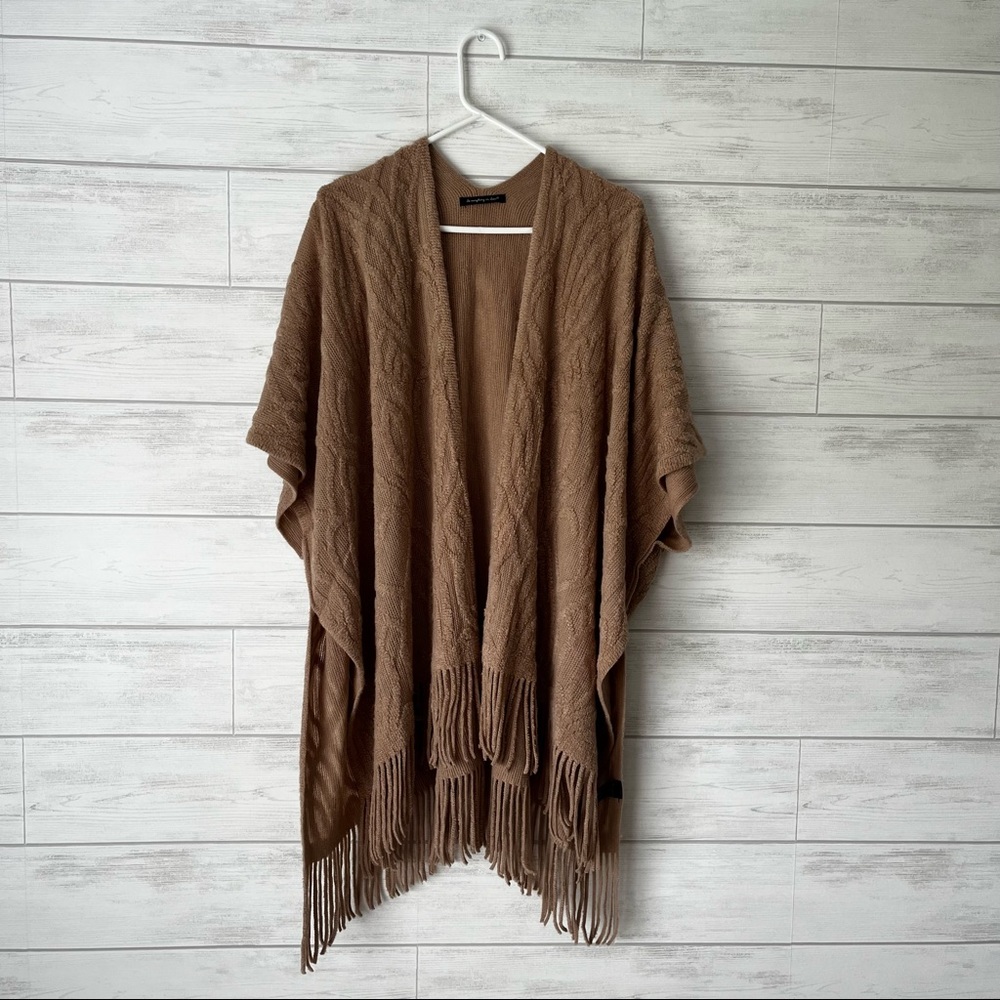 Light Brown Boho Knit Cardigan